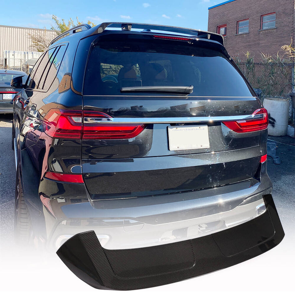 BMW X7 G07 xDrive40i xDrive50i M50i 2019-2023 Rear Roof Spoiler Carbon Fiber-Ahacarbon