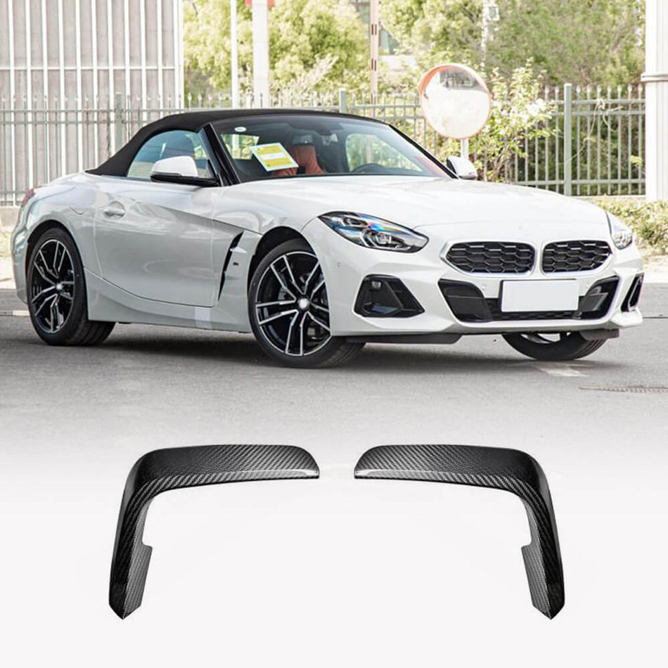 BMW Z4 G29 M Sport M40i 2019-2024 Front Bumper Splitters Dry Carbon Fiber-Ahacarbon