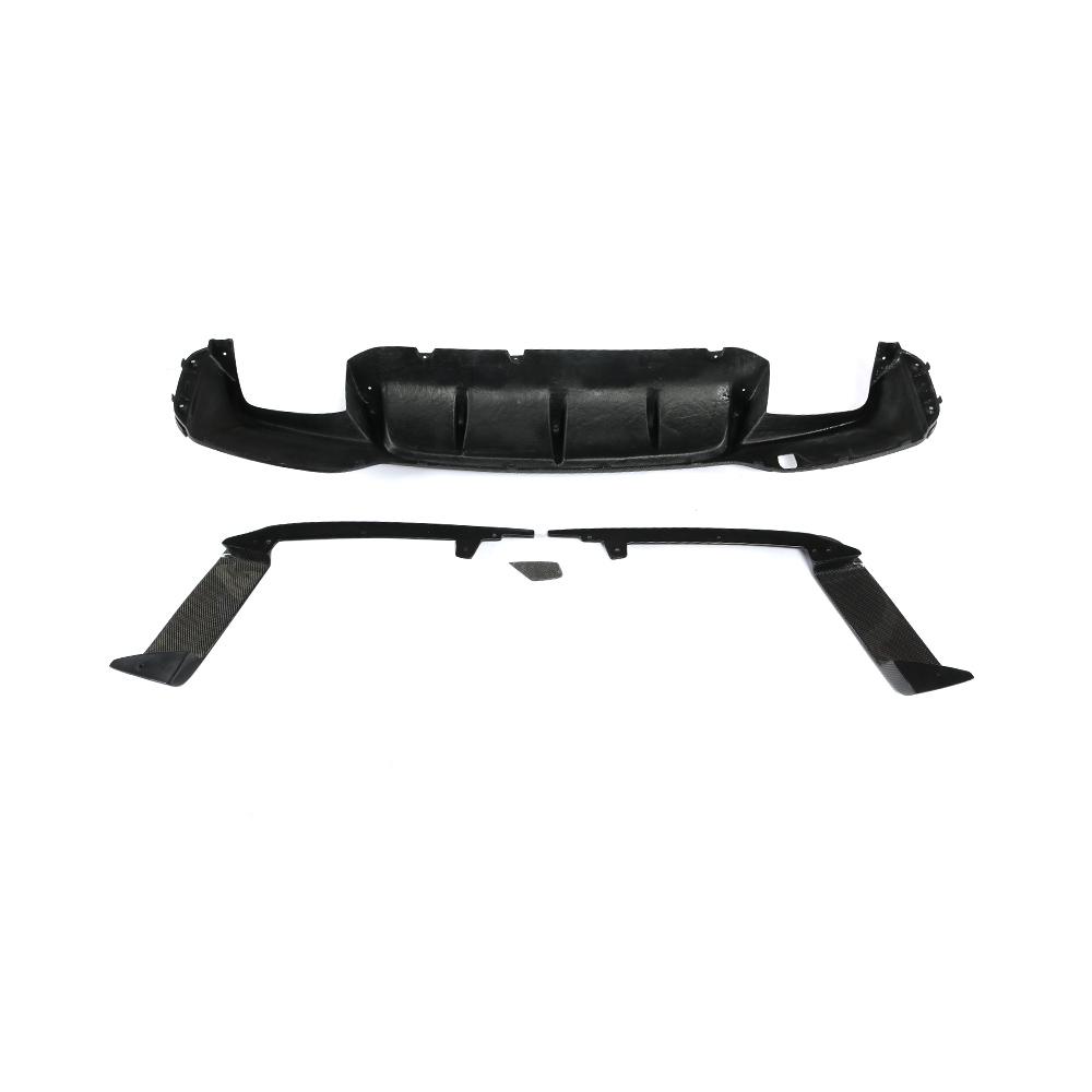 BMW 5 Series G30 G38 M-SPORT 2018-2022 Rear Bumper Diffuser Carbon Fiber-Ahacarbon