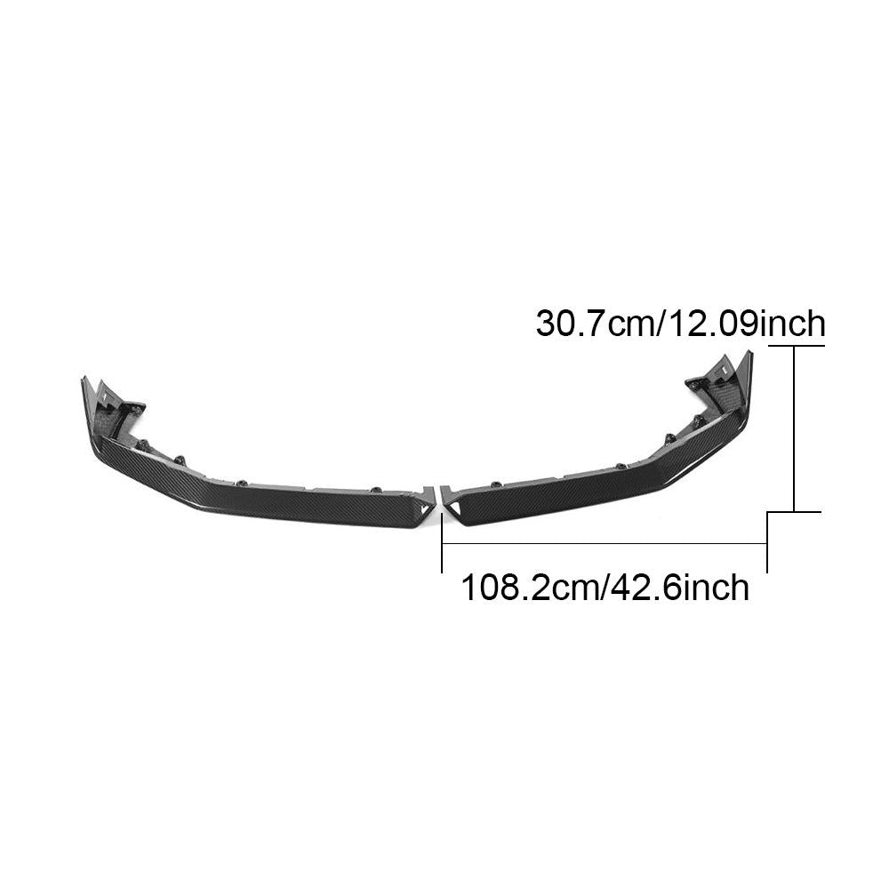 BMW 5 Series G90 G99 M5 2024UP Dry Carbon Fiber Front Bumper Lip-Ahacarbon