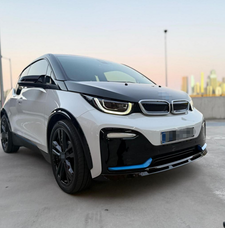 BMW I3 Hatchback 2018-2020 Front Bumper Lip Carbon Fiber/FRP-Ahacarbon