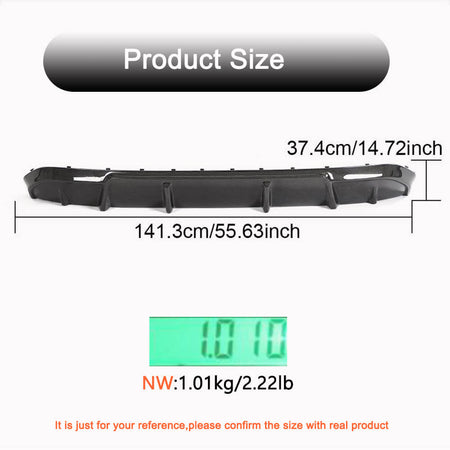 BMW i4 M50 M Sport 2022-2023 Rear Bumper Diffuser Carbon Fiber-Ahacarbon
