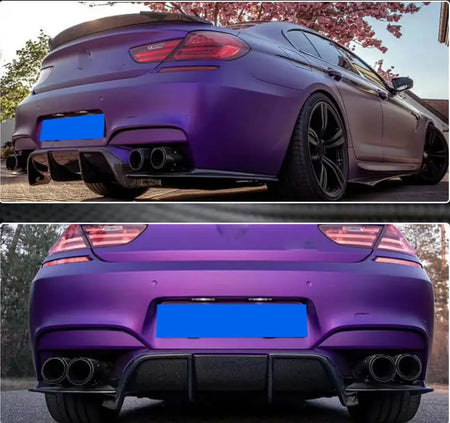 BMW 6 Series F06 F12 F13 M6 Front Bumper Lip Rear Bumper Diffuser Carbon Fiber-Ahacarbon