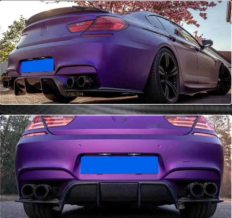 BMW 6 Series F06 F12 F13 M6 Front Bumper Lip Rear Bumper Diffuser Carbon Fiber-Ahacarbon