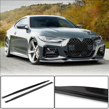 BMW 4 Series G22 G23 420i 430i M Sport M440i 2021+ Front Bumper Lip Side Skirts Rear Diffuser Rear Trunk Spoiler Carbon Fiber-Ahacarbon