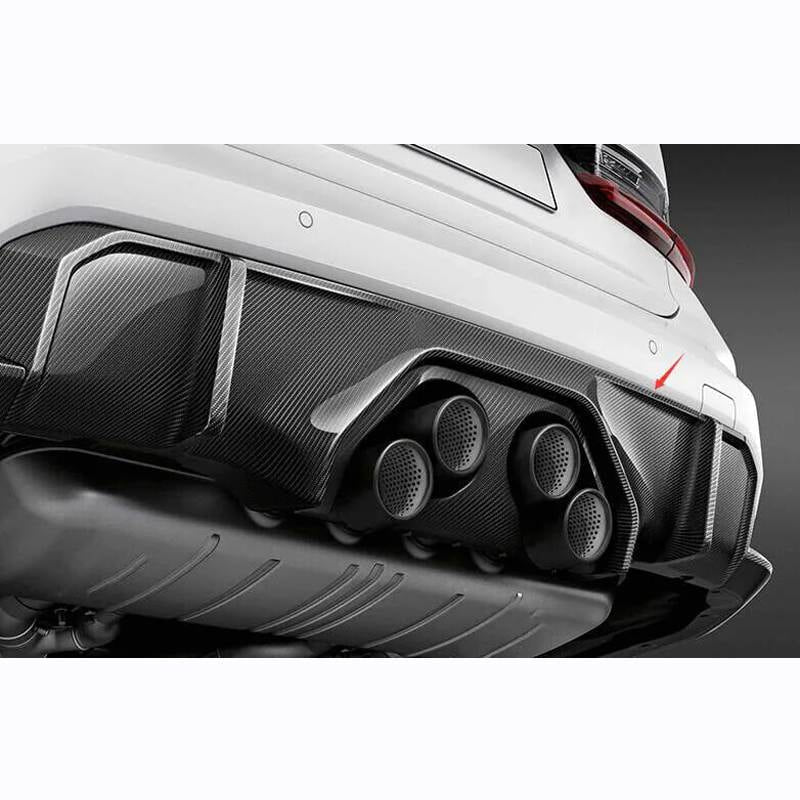 BMW 4 Series G82 M4 2-Door 21-23 Front Bumper Lip Side Skirts Rear Diffuser Rear Trunk Spoiler Carbon Fiber-Ahacarbon