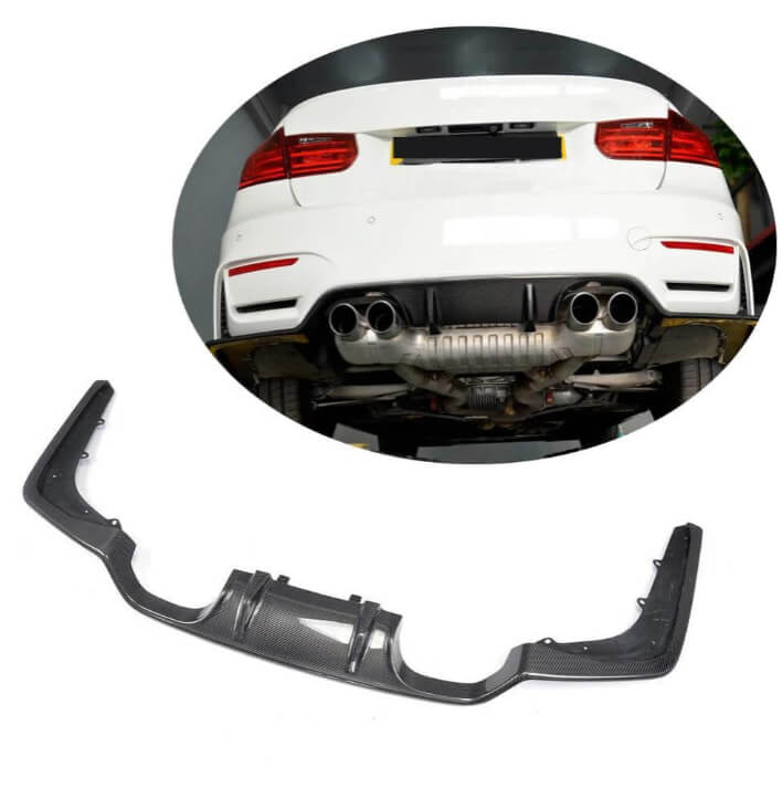 BMW F82 F83 M4 2015-2020 Front Bumper Lip Side Skirts Rear Diffuser Rear Trunk Spoiler Carbon Fiber-Ahacarbon
