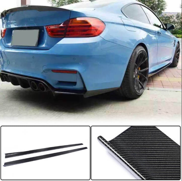 BMW F82 F83 M4 2015-2020 Front Bumper Lip Side Skirts Rear Diffuser Rear Trunk Spoiler Carbon Fiber-Ahacarbon