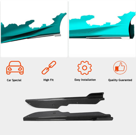 Chevrolet Corvette C8 Stingray 2020-2022 Front Bumper Lip Side Skirts Rear Diffuser Rear Trunk Spoiler Carbon Fiber-Ahacarbon