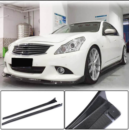 Infiniti G37 2020-2022 Front Bumper Lip Side Skirts Rear Diffuser Rear Trunk Spoiler Carbon Fiber-Ahacarbon