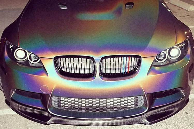 BMW 3 Series E90 E92 E93 M3 2008-2013 Front Bumper Lip Carbon Fiber-Ahacarbon