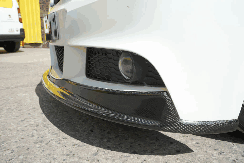BMW 3 Series E90 M Sport LCI 2009-2012 Front Bumper Lip Carbon Fiber-Ahacarbon