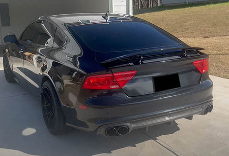 Audi A7 Sline S7 C7 Pre-facelift 2011-2014 Rear Bumper Diffuser Carbon Fiber/FRP-Ahacarbon