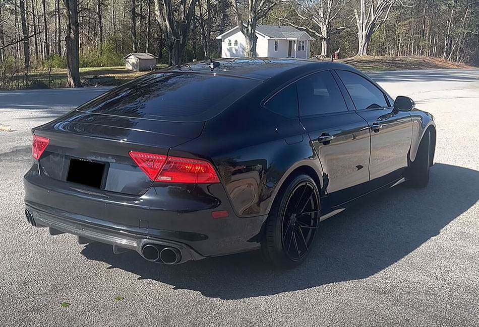 Audi A7 Sline S7 C7 Pre-facelift 2011-2014 Rear Bumper Diffuser Carbon Fiber/FRP-Ahacarbon