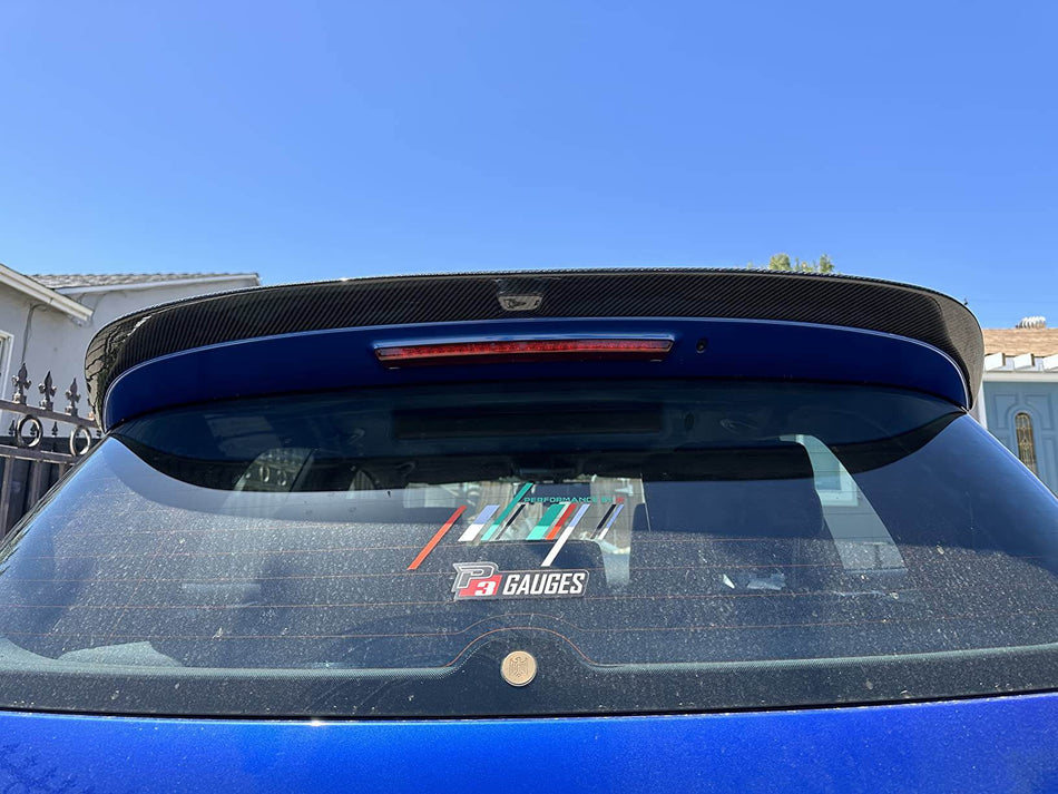 Volkswagen VW Golf 6 MK6 GTI R/R20 2010-2013 Rear Roof Spoiler Carbon Fiber/ABS-Ahacarbon