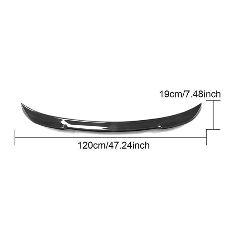 BMW 3 Series E90 M3 Sedan 2005-2012 Rear Trunk Spoiler Carbon Fiber-Ahacarbon