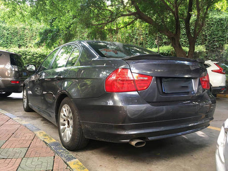 BMW 3 Series E90 M3 Sedan 2005-2012 Rear Trunk Spoiler Carbon Fiber-Ahacarbon