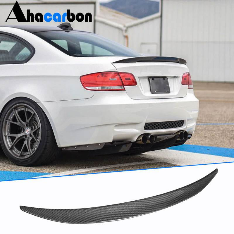 BMW 3 Series E92/E92 M3 Coupe 2006-2013 Rear Trunk Spoiler Spoiler Carbon Fiber/FRP-Ahacarbon