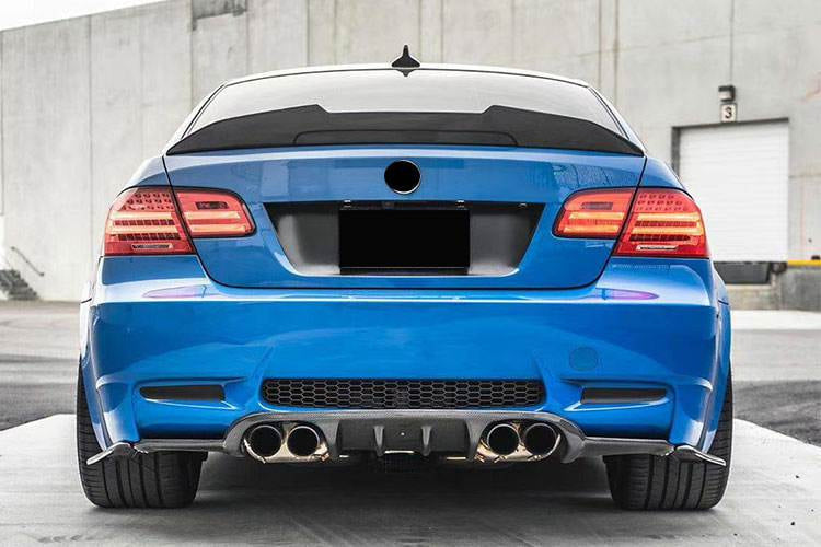 BMW 3 Series E92/E92 M3 Coupe 2006-2013 Rear Trunk Spoiler Carbon Fiber-Ahacarbon