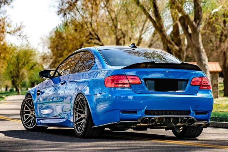 BMW 3 Series E92/E92 M3 Coupe 2006-2013 Rear Trunk Spoiler Carbon Fiber-Ahacarbon