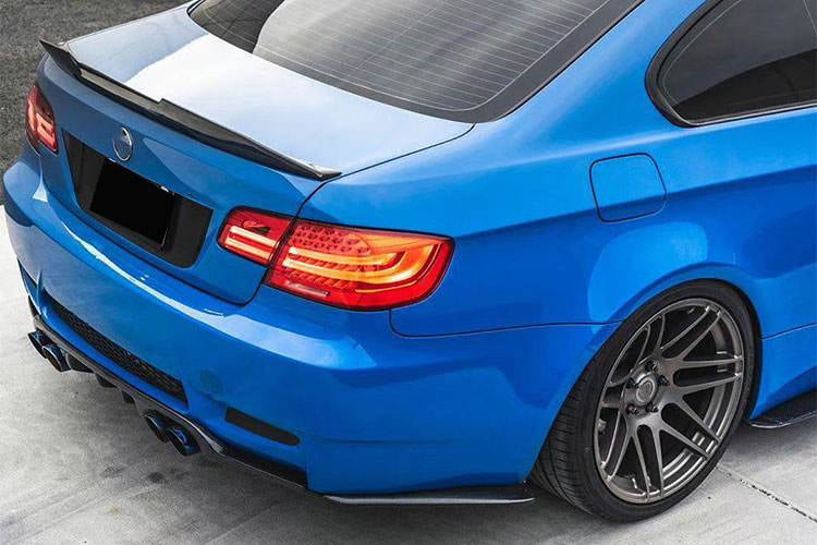 BMW 3 Series E92/E92 M3 Coupe 2006-2013 Rear Trunk Spoiler Carbon Fiber-Ahacarbon