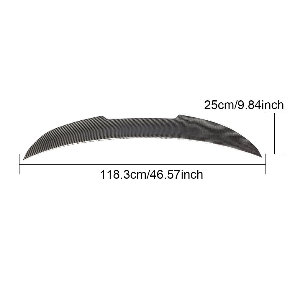BMW 3 Series E92/E92 M3 Coupe 2006-2013 Rear Trunk Spoiler Carbon Fiber-Ahacarbon