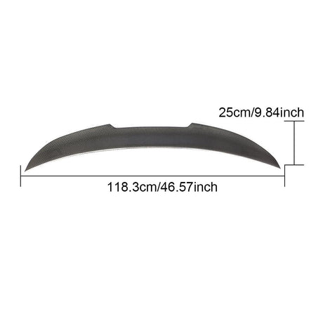 BMW 3 Series E92/E92 M3 Coupe 2006-2013 Rear Trunk Spoiler Carbon Fiber-Ahacarbon