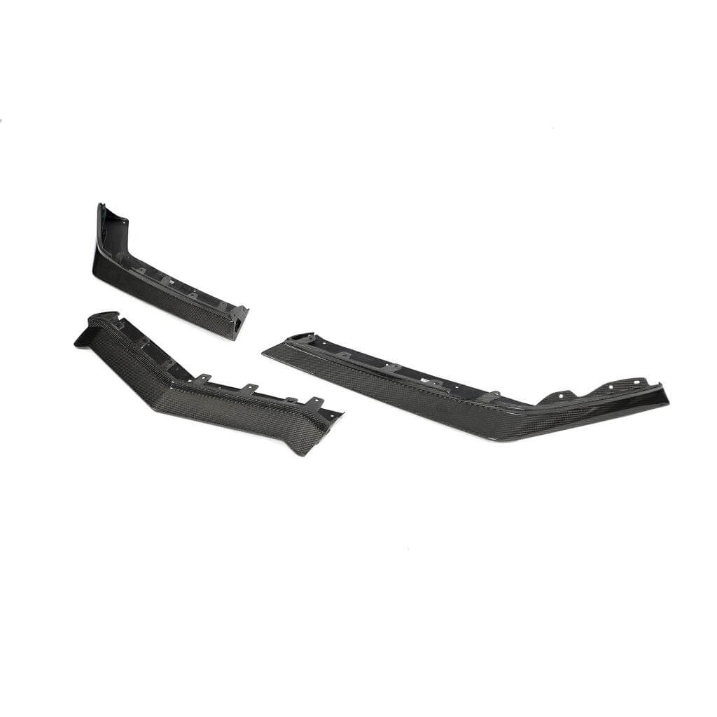 Chevrolet Corvette C8 Z06 Convertible Coupe 2-Door 2022-2024 Front Bumper Lip Carbon Fiber-Ahacarbon