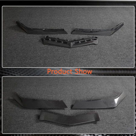 Chevrolet Corvette C8 Z06 Convertible Coupe 2-Door 20-24 Front Bumper Lip Carbon Fiber/FRP-Ahacarbon
