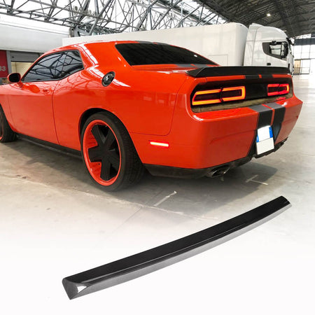 Dodge Challenger 2008-2014 Rear Trunk Spoiler Carbon Fiber-Ahacarbon