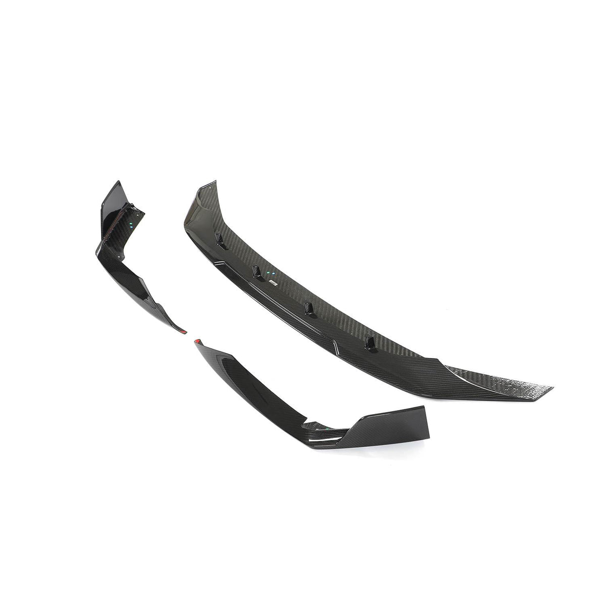 Audi RS6 2019-2022 Front Bumper Lip Side Skirts Rear Diffuser Rear Trunk Spoiler Rear Window Spoiler Dry Carbon Fiber-Ahacarbon