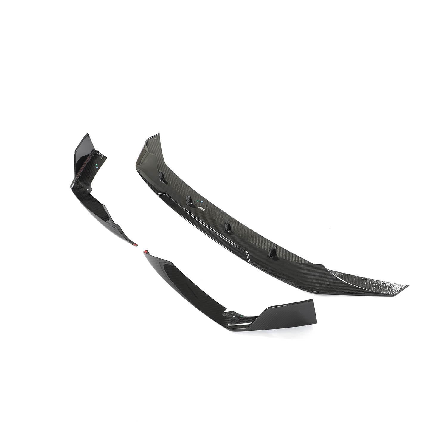 Audi RS6 2019-2022 Front Bumper Lip Side Skirts Rear Diffuser Rear Trunk Spoiler Rear Window Spoiler Dry Carbon Fiber-Ahacarbon