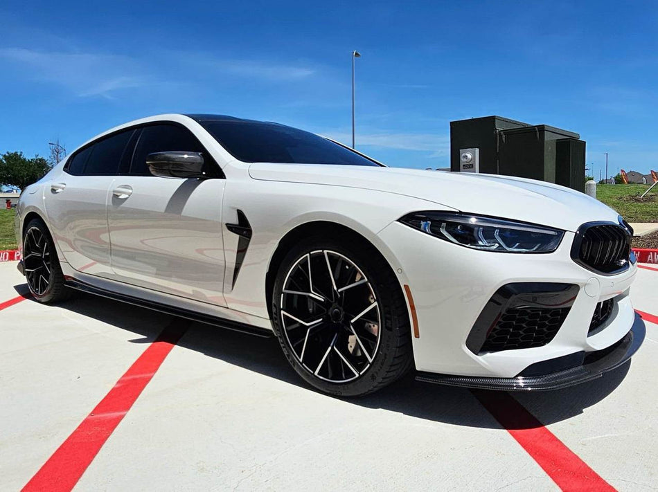 BMW 8 Series F93 M8 2019-2021 Front Bumper Lip Side Skirts Extension Rear Diffuser Dry Carbon Fiber-Ahacarbon
