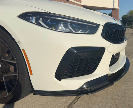 BMW 8 Series F93 M8 2019-2021 Front Bumper Lip Side Skirts Extension Rear Diffuser Dry Carbon Fiber-Ahacarbon