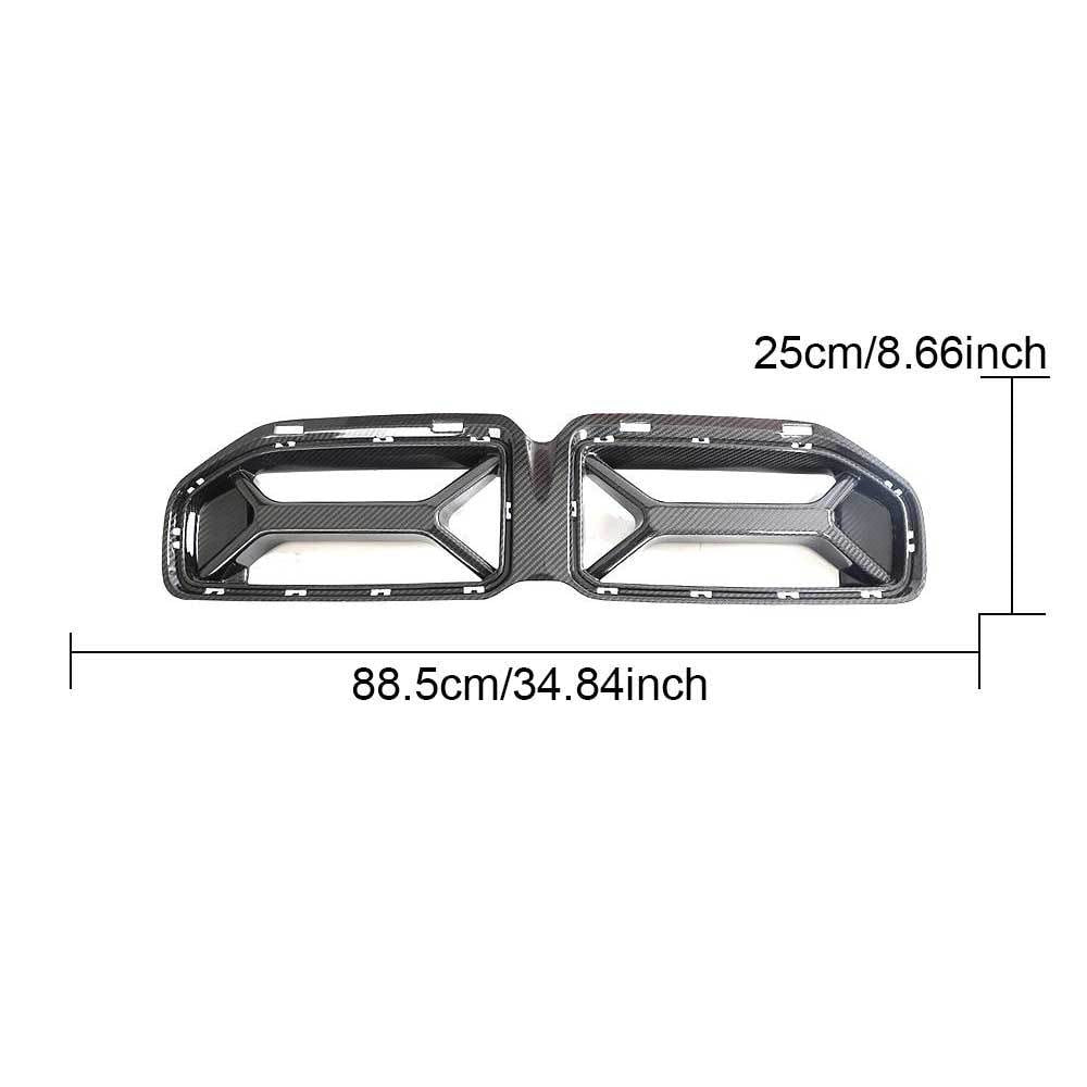 BMW M2 G87 2022-2024 Front Bumper Lip Front Grille Bumper Grill Trim Rear Bumper Diffuser Trunk Spoiler Dry Carbon Fiber-Ahacarbon