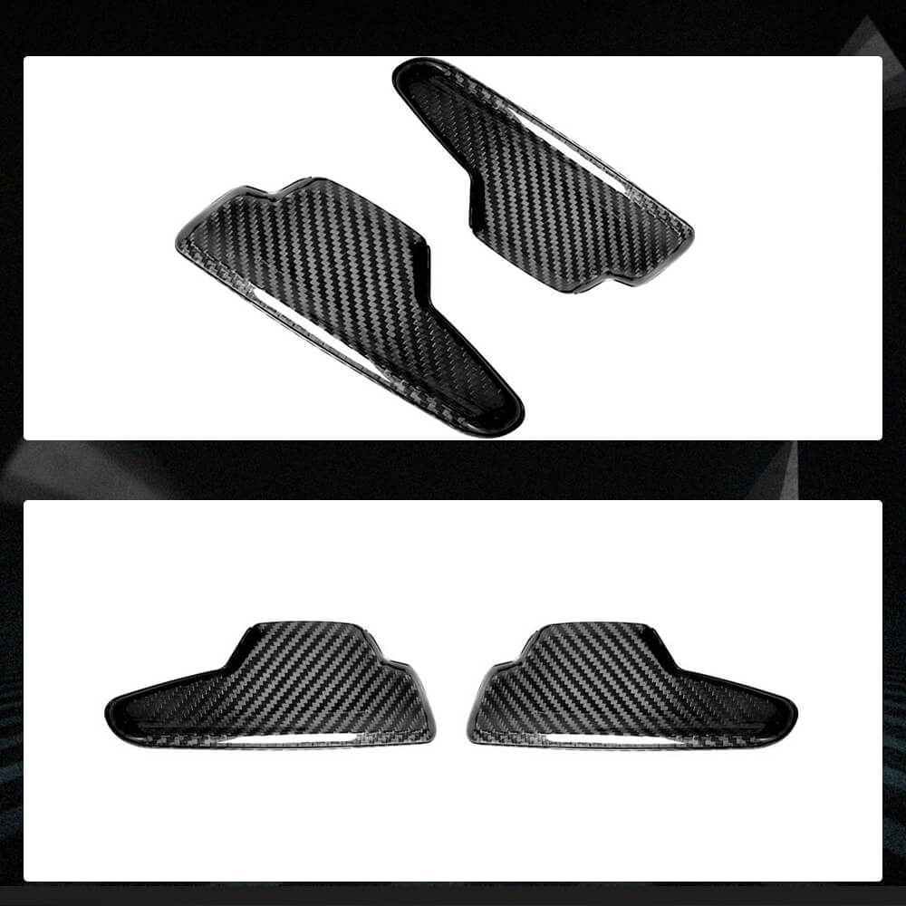Chevrolet Corvette C8 2-Door 21-22 Paddle Shifter Dry Carbon Fiber Add-on Style-Ahacarbon