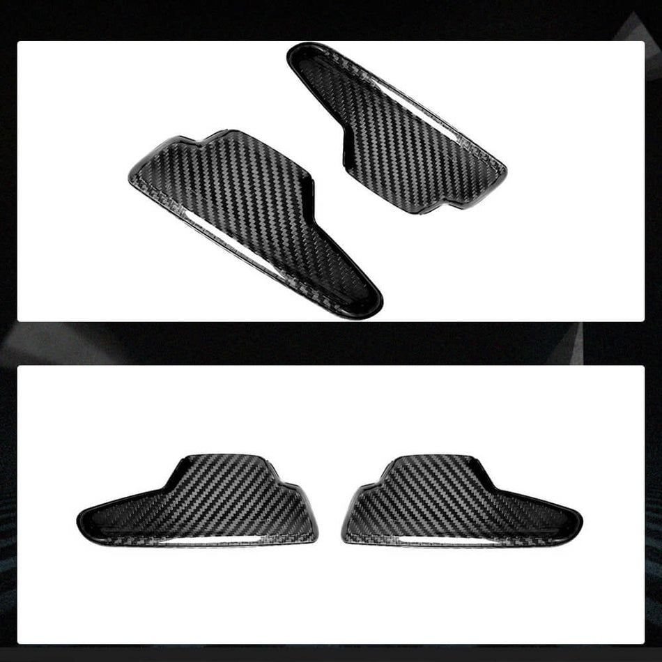 Chevrolet Corvette C8 2-Door 21-22 Paddle Shifter Dry Carbon Fiber Add-on Style-Ahacarbon