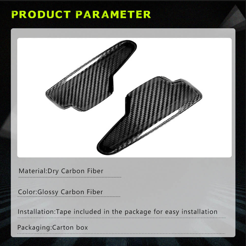 Chevrolet Corvette C8 2-Door 21-22 Paddle Shifter Dry Carbon Fiber Add-on Style-Ahacarbon