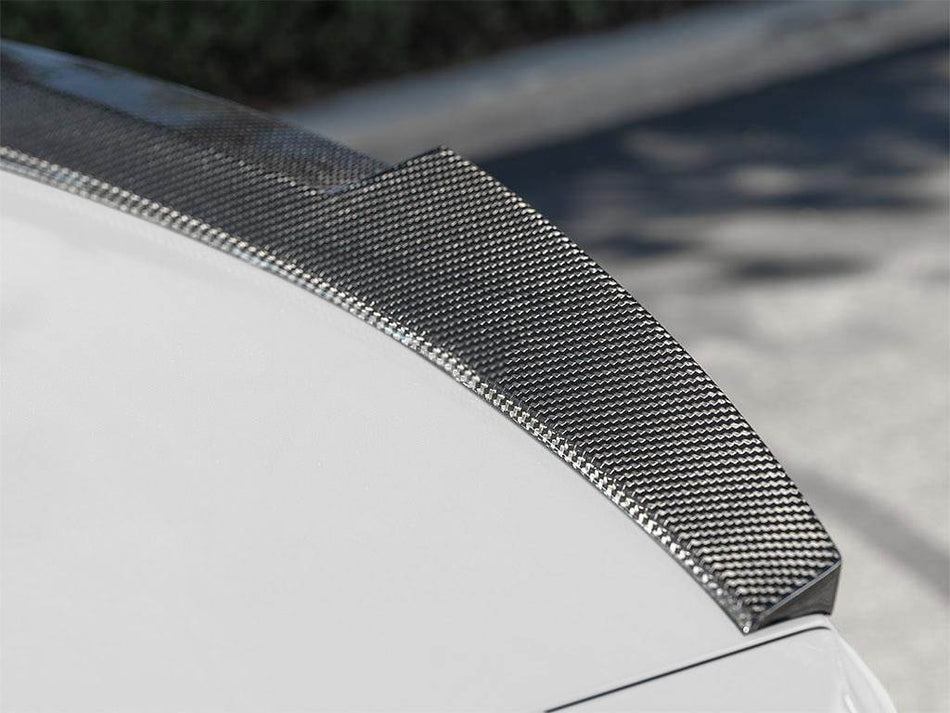 BMW 3 Series E92 M3 Coupe 2006-2013 Rear Trunk Spoiler Carbon Fiber-Ahacarbon