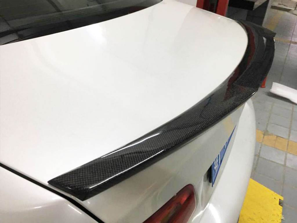 BMW 3 Series E92 M3 Coupe 2006-2013 Rear Trunk Spoiler Carbon Fiber-Ahacarbon