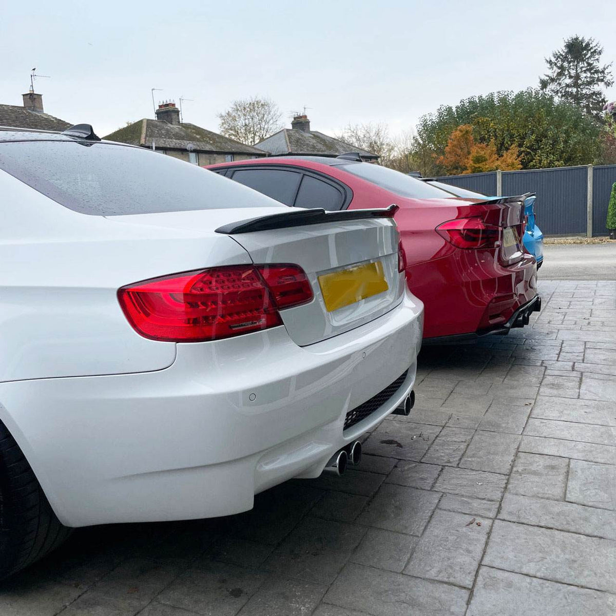 BMW 3 Series E92 M3 Coupe 2006-2013 Rear Trunk Spoiler Carbon Fiber-Ahacarbon