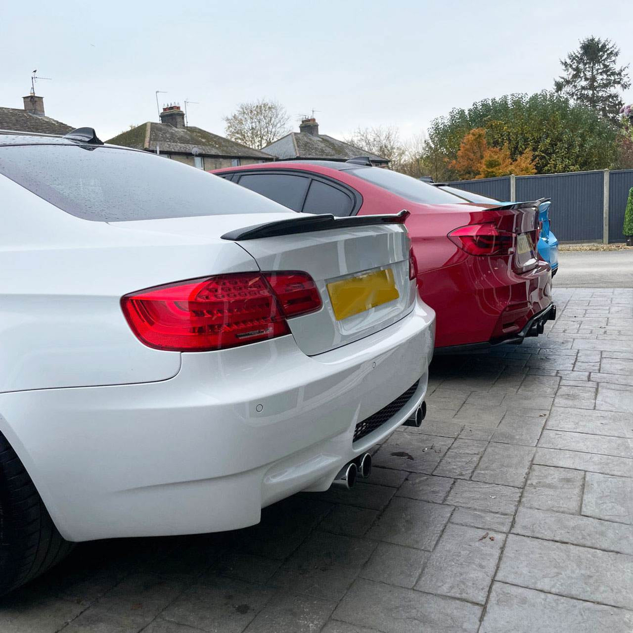BMW 3 Series E92 M3 Coupe 2006-2013 Rear Trunk Spoiler Carbon Fiber-Ahacarbon