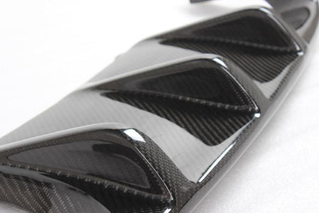 BMW 3 Series E92 E93 M3 2Door 2007-2013 Rear Bumper Diffuser Carbon Fiber-Ahacarbon