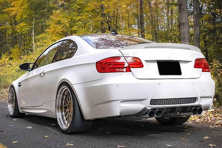 BMW 3 Series E92 E93 M3 2Door 2007-2013 Rear Bumper Diffuser Carbon Fiber-Ahacarbon