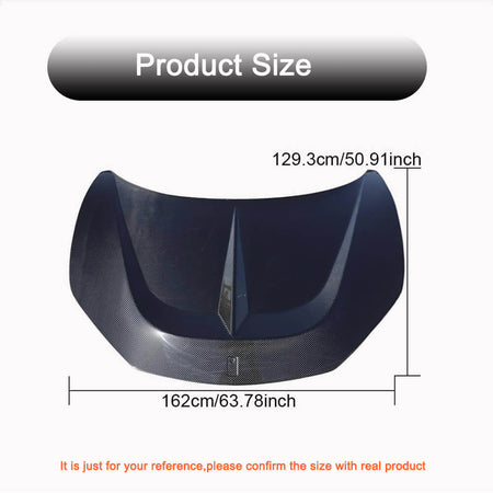 Ferrari 458 Italia Spider 2011-2015 Engine Bonnet Hood Cover Dry Carbon Fiber-Ahacarbon