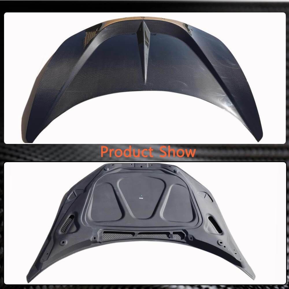 Ferrari 458 Italia Spider 2011-2015 Engine Bonnet Hood Cover Dry Carbon Fiber-Ahacarbon