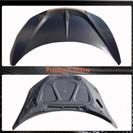 Ferrari 458 Italia Spider 2011-2015 Engine Bonnet Hood Cover Dry Carbon Fiber-Ahacarbon