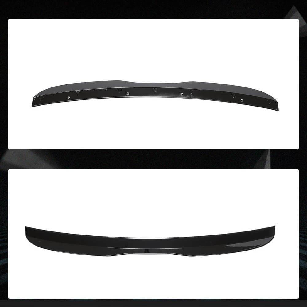 Audi A3 Hatchback 14-18 Rear Roof Spoiler Glossy Black ABS-Ahacarbon