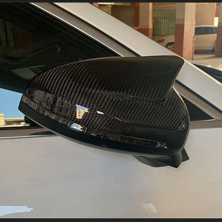 Audi A4 B9 RS4 S4 Sedan 4-Door 2017-2022 Mirror Covers Replacement Style Carbon Fiber-Ahacarbon