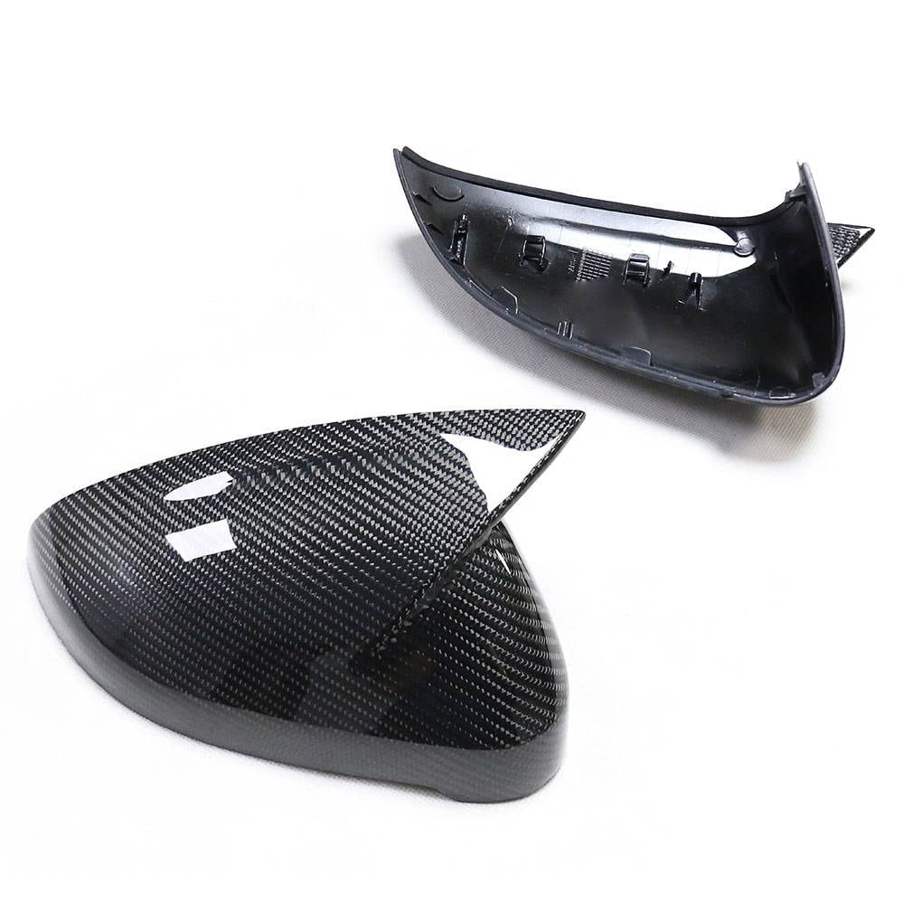 Audi A4 B9 RS4 S4 Sedan 4-Door 2017-2022 Mirror Covers Replacement Style Carbon Fiber-Ahacarbon